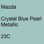 Preview: Mazda, Crystal Blue Pearl Metallic, 23C.